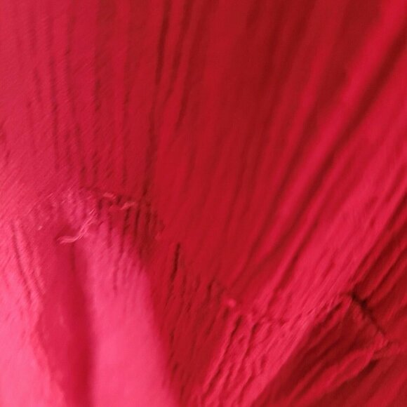 Knox Rose Red Tie-Neck Boho Style Embroidered Maxi Dress Size Small - Picture 7 of 10